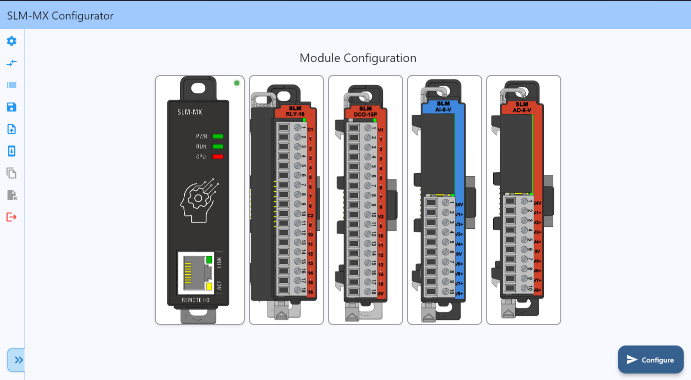 SLM-MX Configurator