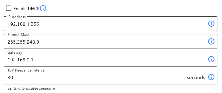 Network Configuration