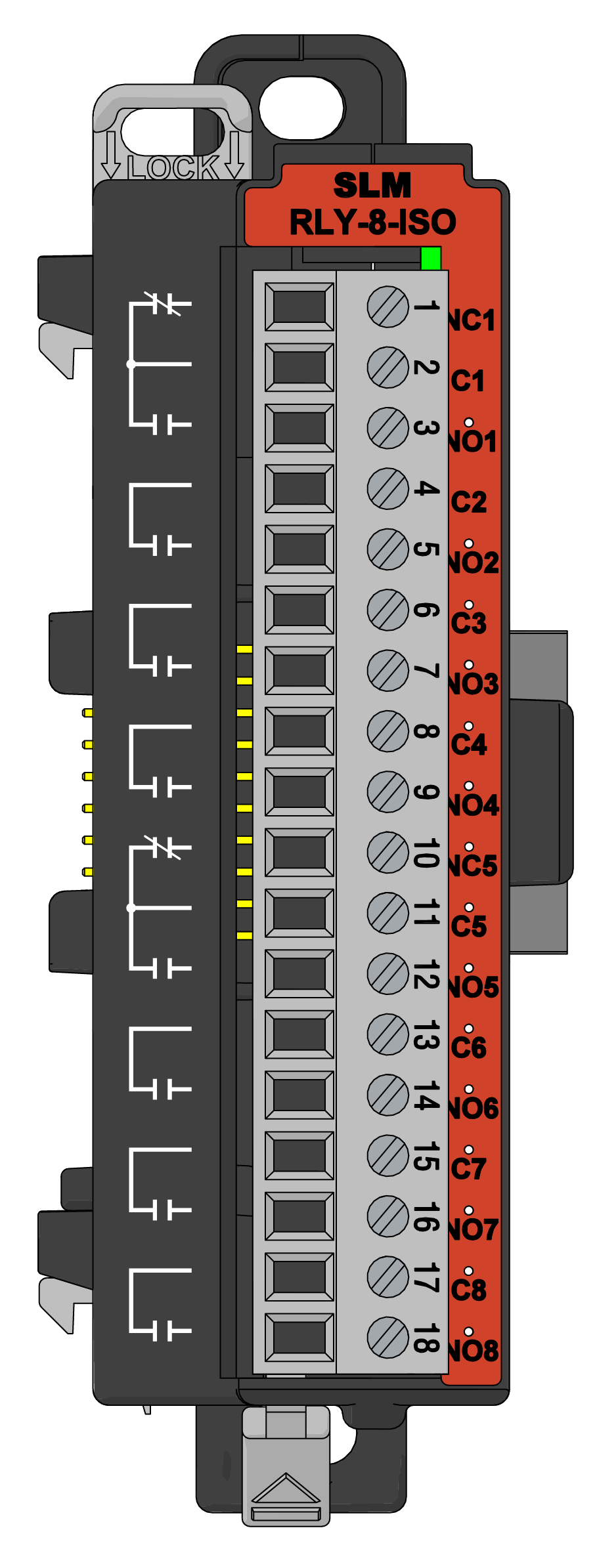 SLM-RLY-8-ISO module